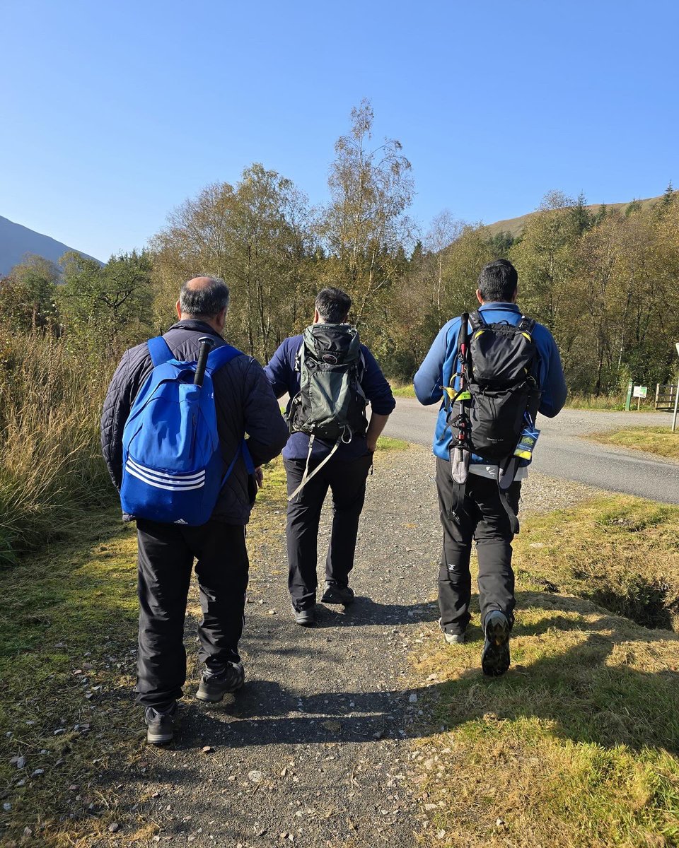 Leading walks and taking others with you, is part and parcel of team building.