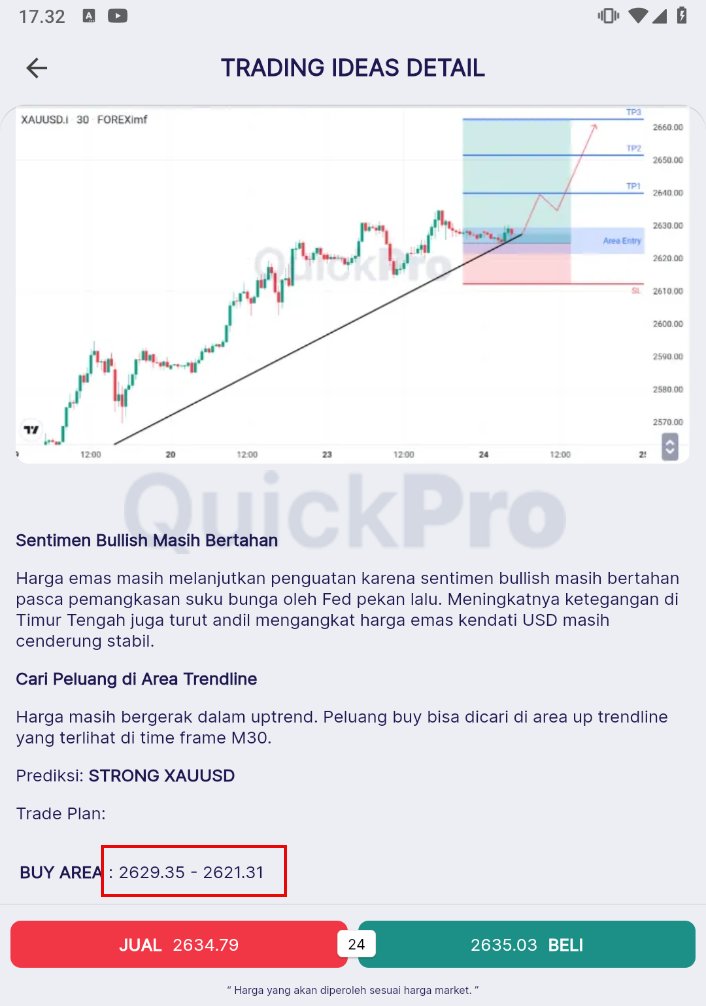 forex_imf's tweet image. Sobs! Yang ngikutin trading ideas #Emas di #QuickPro hari ini, lagi cuann!

Langsung gas laah cobain setup daily nya, Install Sekarang!

#XAUUSD #SignalTrading #Analisaforex