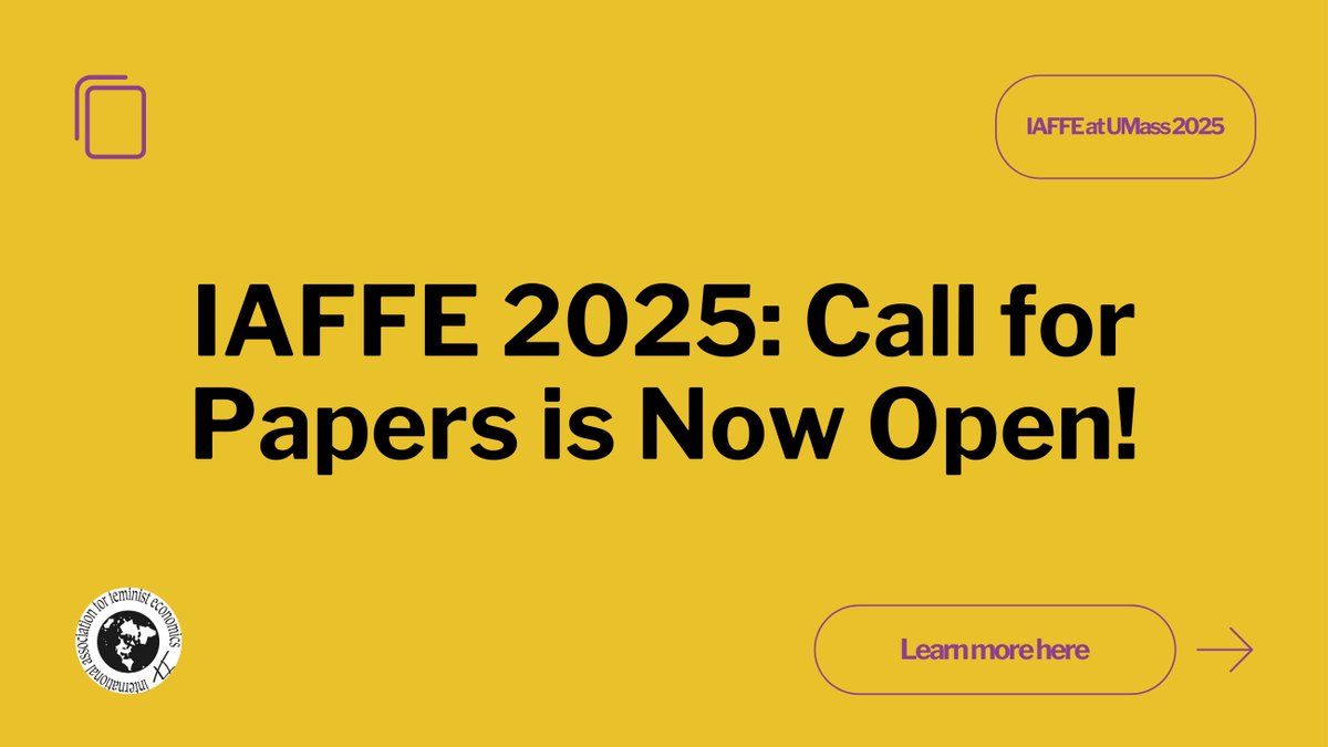 International Association for Feminist Economics tweet media