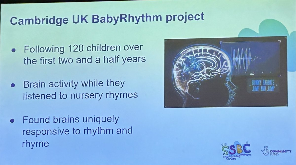 TurnedOnItsHead's tweet image. Brains uniquely respond to rhythm! Putting the science to what we do at @ncitycare_SSBC celebration conference #smallstepsbigchanges