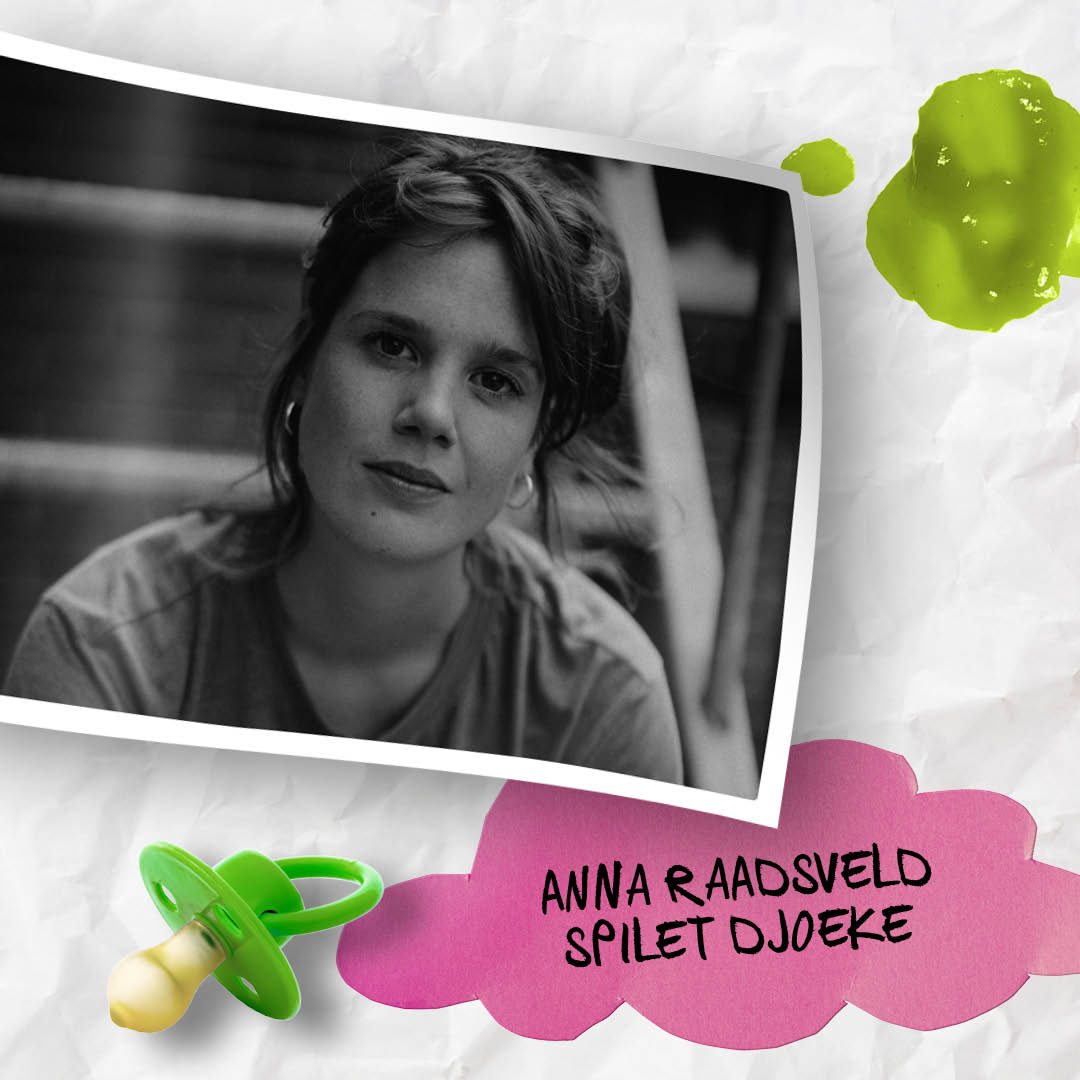 Efkes foarstelle... Anna Raadsveld spilet Djoeke in ús nije foarstelling 𝘒𝘳𝘪𝘫𝘴𝘵 𝘥𝘦𝘳 𝘴𝘢𝘧𝘰𝘭𝘭𝘦 𝘧𝘰𝘢𝘳 𝘸𝘦𝘳𝘰𝘮! 🍼 Se makke yn 2007 har akteardebút yn de film Timboektoe! Neist films spilet se ek yn teaterfoarstellings en hat har eigen teater kollektyf Club NEL.