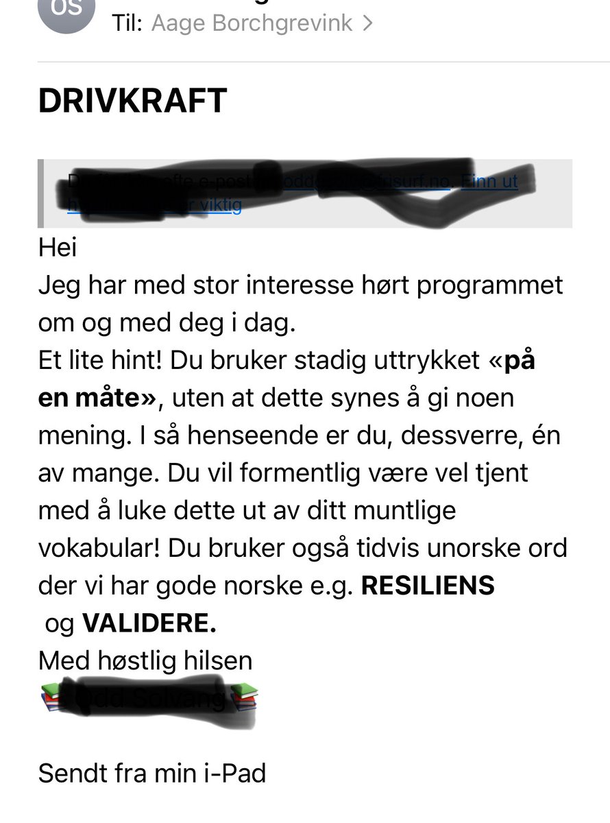 Var på NRK Drivkraft idag, og får knallgode tilbakemeldinger.