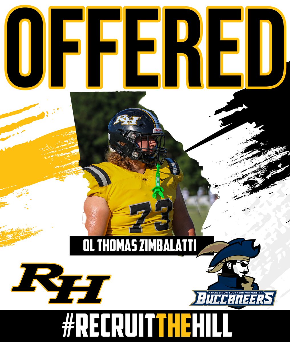 Congrats to Thomas Zimbalatti on his offer from Charleston Southern! #HillBuilt