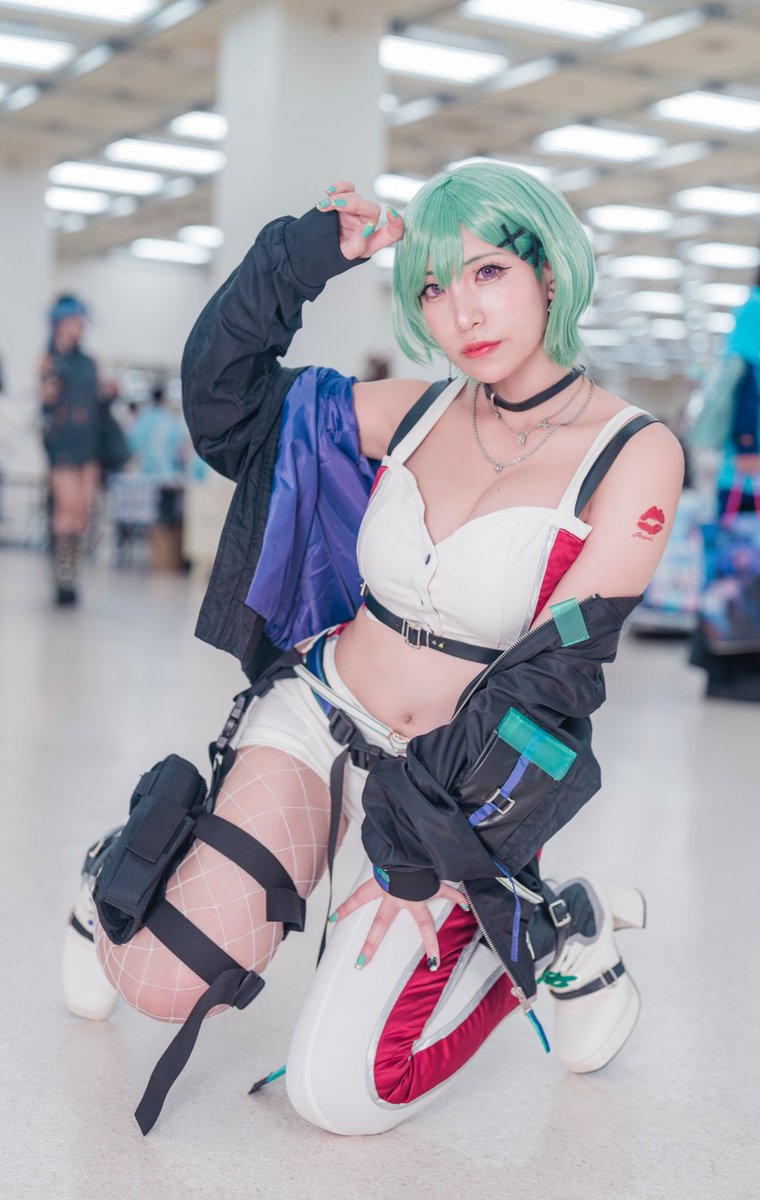 cosplay ぶいすぽっ！ 八雲べに💄💚 新衣装ver 📸@himi_pi #VGGC #VGGC8th