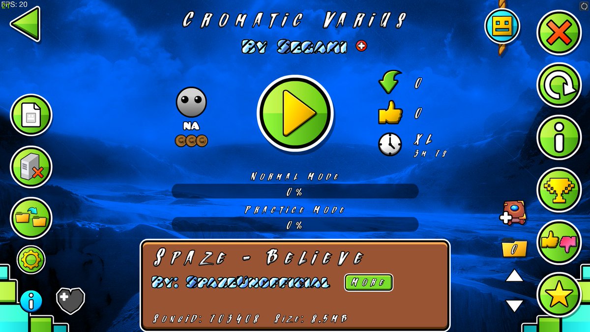 I just released my first project under my name! 7 years old extreme demon, if you remember TheRealSneaky, you probably heard of this level as well! Would appreciate lots a like and 10* rate, video will be up soon with the verification! 
ID: 110469415