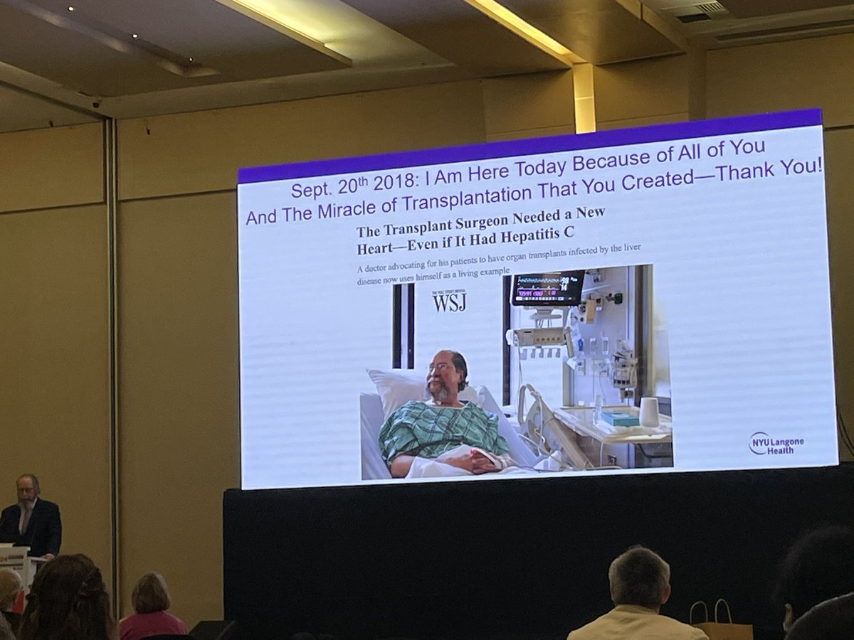 steve_rizk's tweet photo. Real privilege to get to watch Dr. Montgomery from @nyulangone receive the prestigious and well deserved Starzl award for yet another historic medical advance that Dr. Montgomery has helped propel forward. Thanks and congrats Dr. Montgomery and all involved #TTS2024 https://t.co/y21FV9bZcS