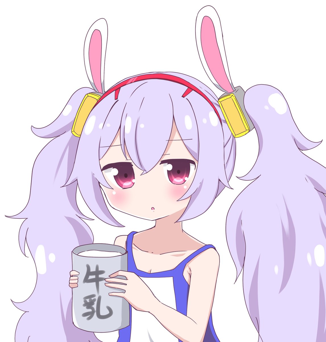 ラフィー(アズールレーン) 「今日は疲れたので牛乳を飲みましょう 誰からもらった牛乳なのでしょうねぇ #ラフィ」|Geo＠FANBOXはじめましたのイラスト