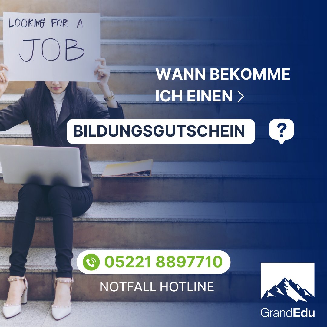 GrandEduMedia's tweet photo. Aber wer hat Anspruch auf einen #Bildungsgutschein?
✅Du bist von #Arbeitslosigkeit bedroht oder bereits arbeitslos.
✅Deine #Weiterbildung trägt dazu bei, deinen Arbeitsplatz zu sichern oder dir eine neue berufliche Perspektive zu eröffnen.
#meinNOW #IHK #GrandEdu #Kursnet #IHK https://t.co/tTaRkRQ9y7