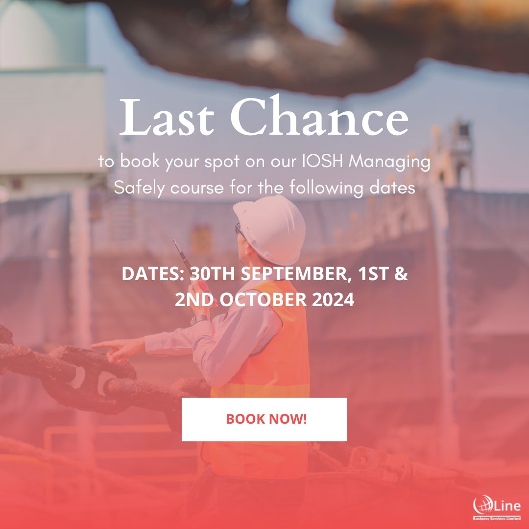 Don’t miss out on your opportunity to join our IOSH Managing Safely course. Enhance your workplace safety knowledge and develop essential management skills to keep your team safe!

📲 Visit linebsl.com/health-and-saf… to learn more and register.

#HealthAndSafety #IOSHManagingSafely