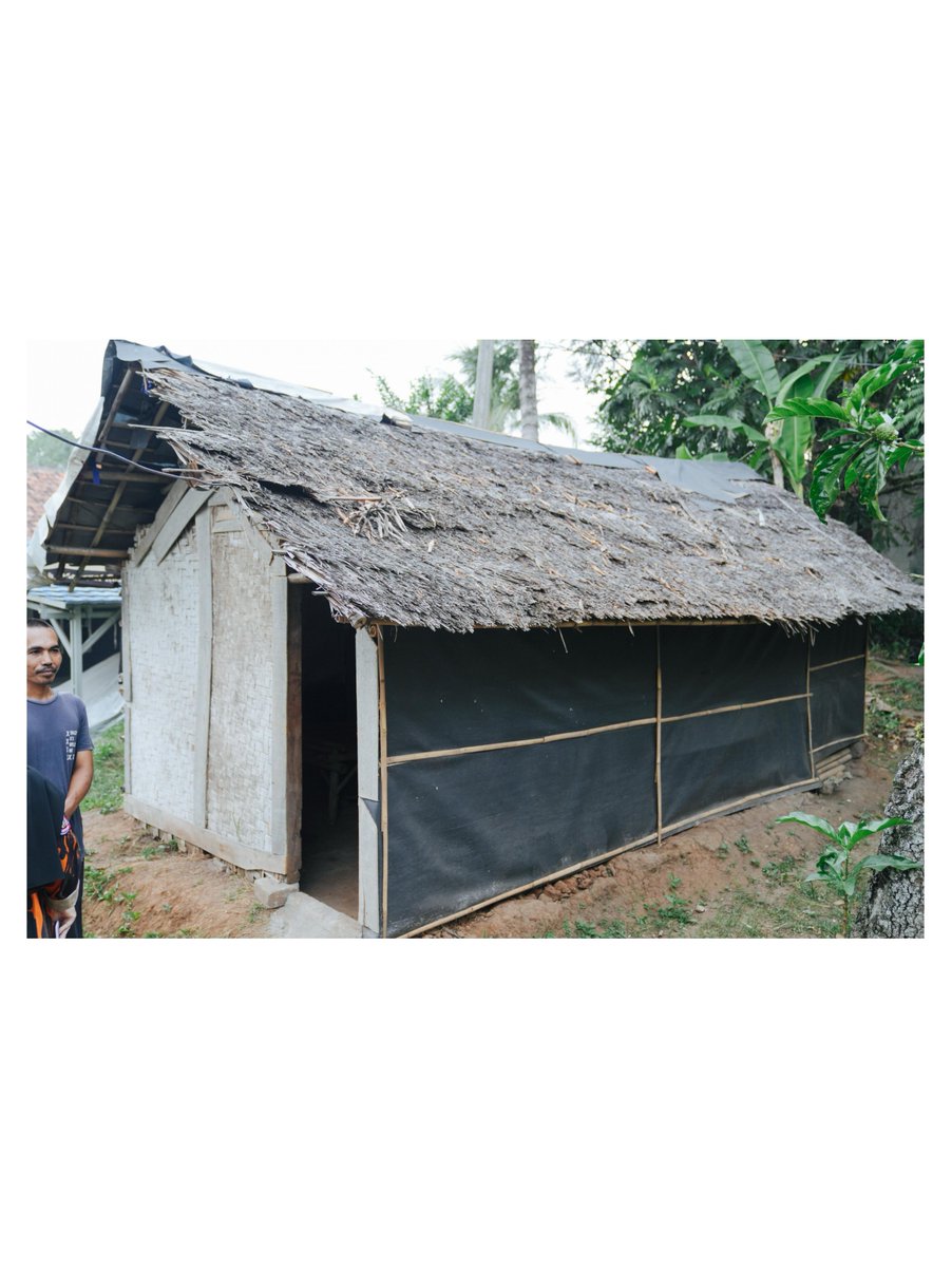 psi_id's tweet photo. Mas Ketum Kaesang mengunjungi rumah seorang warga di Kecamatan Jambe, Kabupaten Tangerang📍✨

Rumah itu sungguh memprihatinkan. Berdinding bambu, dengan atap campuran dedaunan nipah dan bekas spanduk😨😖

Rumah berukuran 3 x 6 meter persegi itu berlantai tanah. Ya, bukan ubin atau plester😔😟

"Di Kabupaten Tangerang kami bukan pengambil kebijakan publik, tapi PSI akan membantu semampunya agar Bu Eva punya rumah yang lebih layak, kami akan perbaiki," kata Mas Ketum.

Bu Eva, sang pemilik rumah, adalah janda beranak dua

"Terima kasih banyak Mas Kaesang. Saya senang banget atas bantuan ini," kata Bu Eva sambil menahan tangis haru🥹🫶🏻

Dalam kunjungan ini, Mas Kaesang didampingi Waketum DPP PSI Bro Andy Budiman, Ketua DPP Bro Kokok Dirgantoro dan Bro Sigit Widodo, Ketua DPW Banten Bro Hafiz Ardianto, serta sejumlah kader lain. Hadir pula Cawabup Tangerang Bro Lerru  Yustira🤗🌹
