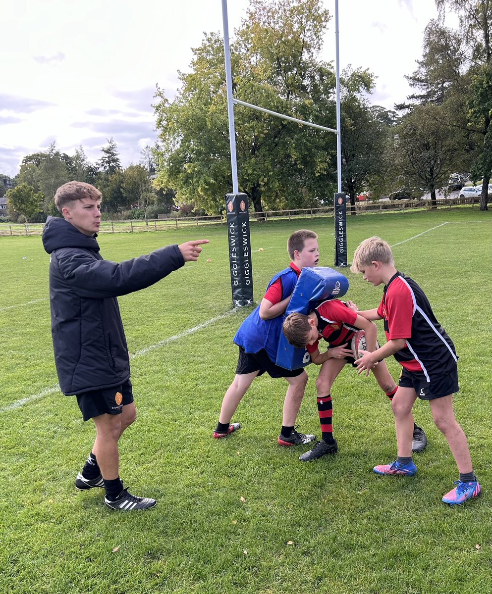 Bit of breakdown work with the U12s this morning.