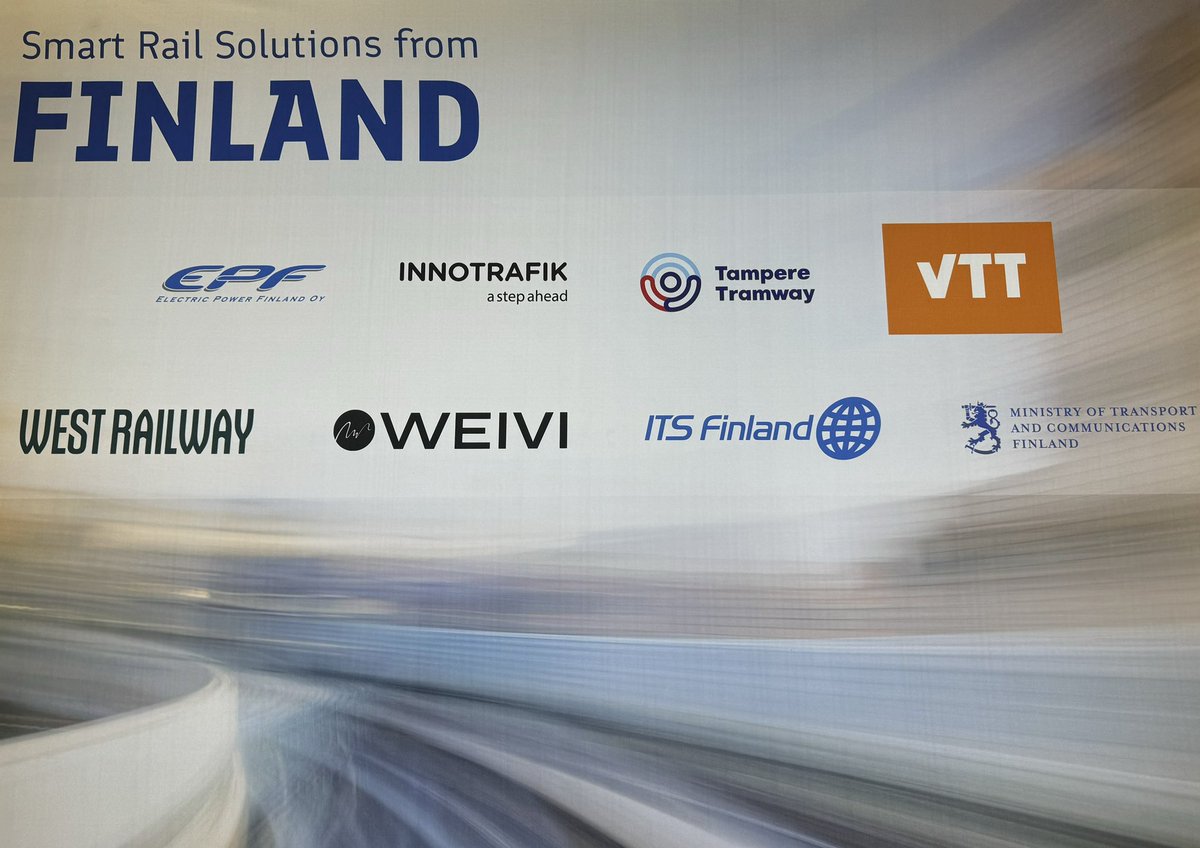 Länsirata on tiistaista torstaihin #InnoTrans2024 -messuilla osana Smart Rail Solutions from Finland -osastoa.

Jos olet paikalla Berliinissä, tule kuulemaan ja keskustelemaan hankkeesta!