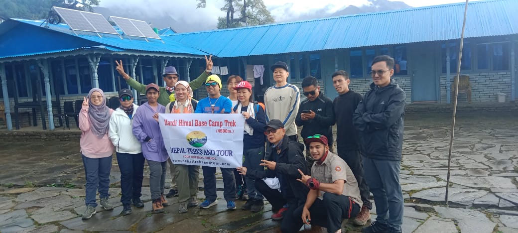 🏔️ Another Dream Conquered! 🏔️

We’re beyond proud of our adventurous clients who’ve just reached the heights of Mardi Himal! 🌟

Ready to trek with us?

#MardiHimalJourney #UnforgettableTrek #NepalMountains #AdventureSeekers #HimalayanVibes #visitnepal2024 #NepalTreksAndTour