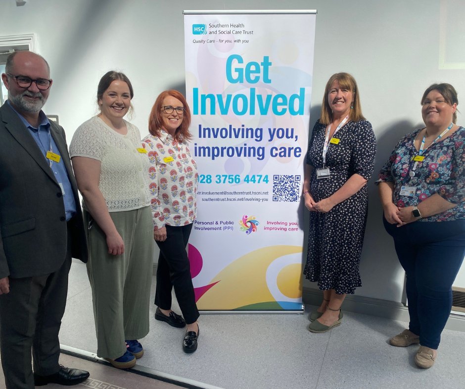 SouthernHSCT's tweet photo. Our Community of Involvement event was a great success and another example of how working in partnership with service users and carers is such an important way of helping to achieve the best outcomes
Get involved:
user.involvement@southerntrust.hsnci.net or 02837564474
#TeamSHSCT https://t.co/6RcXIL6Jux