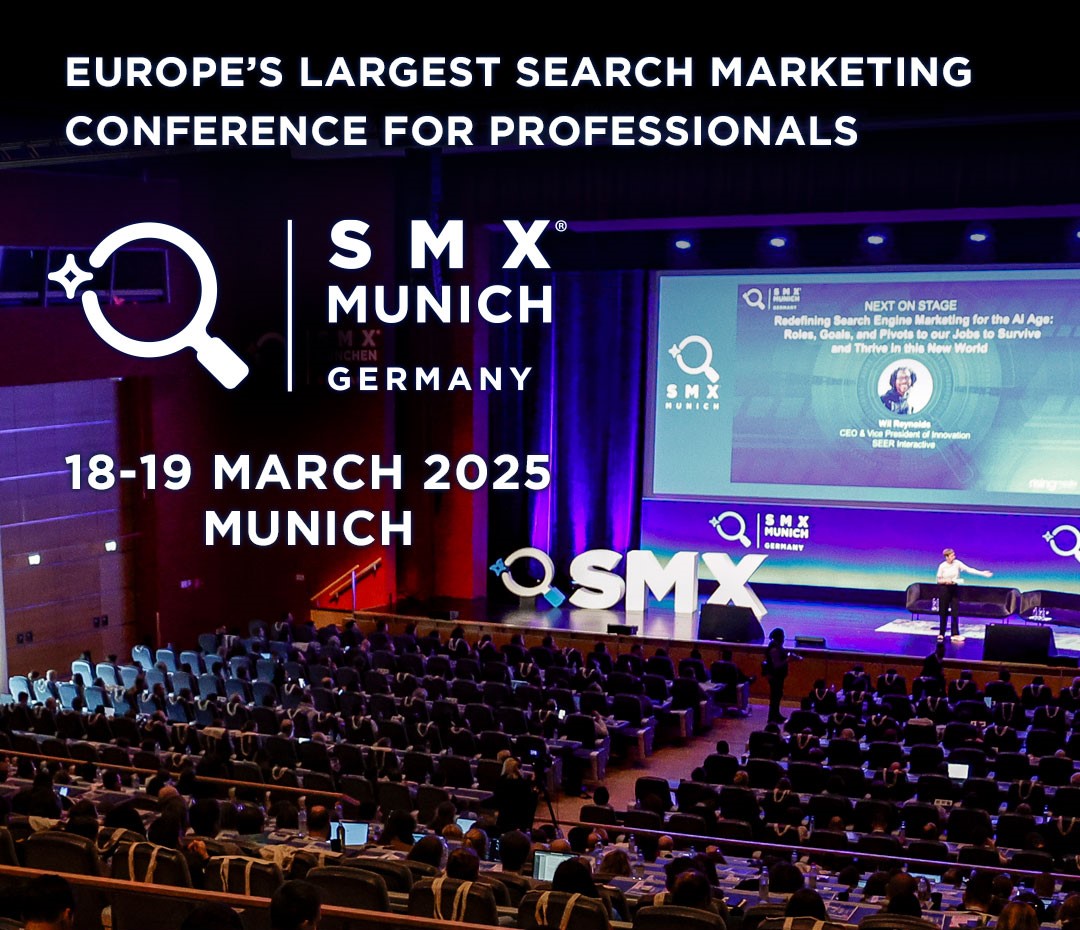 Exciting news! Check out the first confirmed speakers here 👉 ow.ly/ykcO50Tu6OJ

Don't miss out on workshops and revamped Deep Dives. Grab your ticket by Friday and save up to €600! 👉 ow.ly/MTEW50Tu6OL

#smx #smxmunich #seo #ppc #searchmarketing