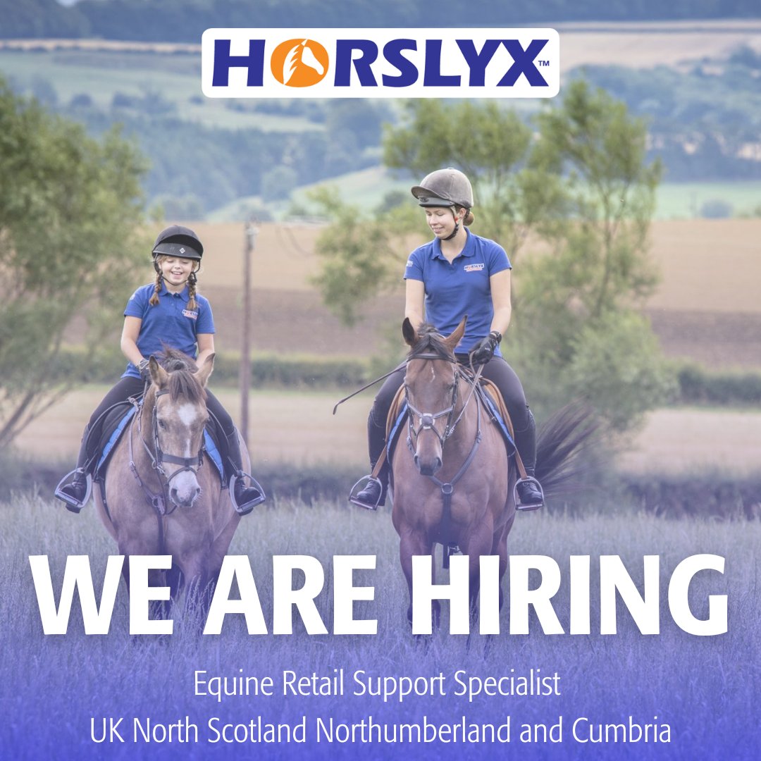 🐴 We're Hiring! 🐴 

Are you passionate about equestrian products and love working with people? We're looking for dedicated and enthusiastic Equine Retail Support Specialists to cover two regions:

📍UK Central: bit.ly/4eaqTLI
📍UK North: bit.ly/47uBUoq