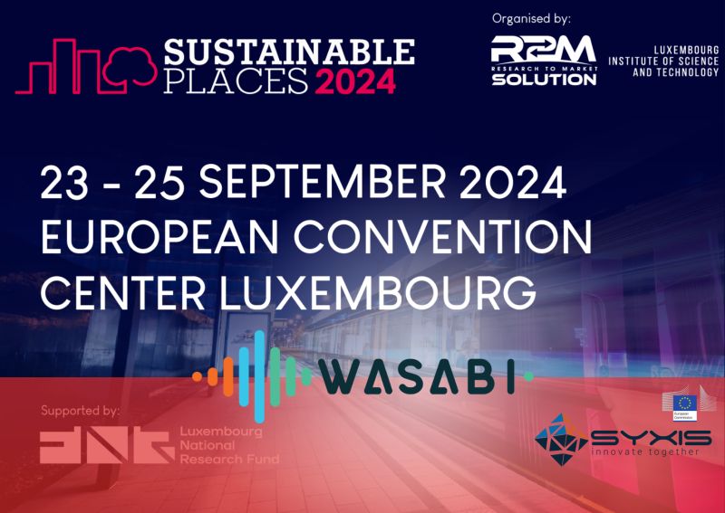 Wasabi EU Project (@wasabieuproject) on Twitter photo Wasabi will be presented to the Sustainable Places Conference  by <a href="/syxisEU/">Syxis</a> 
🗓️ Wednesday 25 September 2024 
🕜 09:00 - 10:30AM (CEST)
European Convention Center
Luxembourg City
Info here: sustainableplaces.eu/sp2024/cocreat…
#Europeanprojects #sustainability #circulareconomy, #valuechains. Wasabi will be presented to the Sustainable Places Conference  by <a href="/syxisEU/">Syxis</a> 
🗓️ Wednesday 25 September 2024 
🕜 09:00 - 10:30AM (CEST)
European Convention Center
Luxembourg City
Info here: sustainableplaces.eu/sp2024/cocreat…
#Europeanprojects #sustainability #circulareconomy, #valuechains.