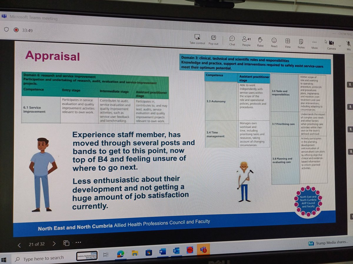 Great webinar 
#northeastandnorthcumbriaAHPcouncilandfaculty
<a href="/K8Hay85/">Kate Hay</a>..... lots of ideas with the #careerportfolio @cntwahp
<a href="/CNTWNHS/">Cumbria, Northumberland, Tyne and Wear NHS FT</a>