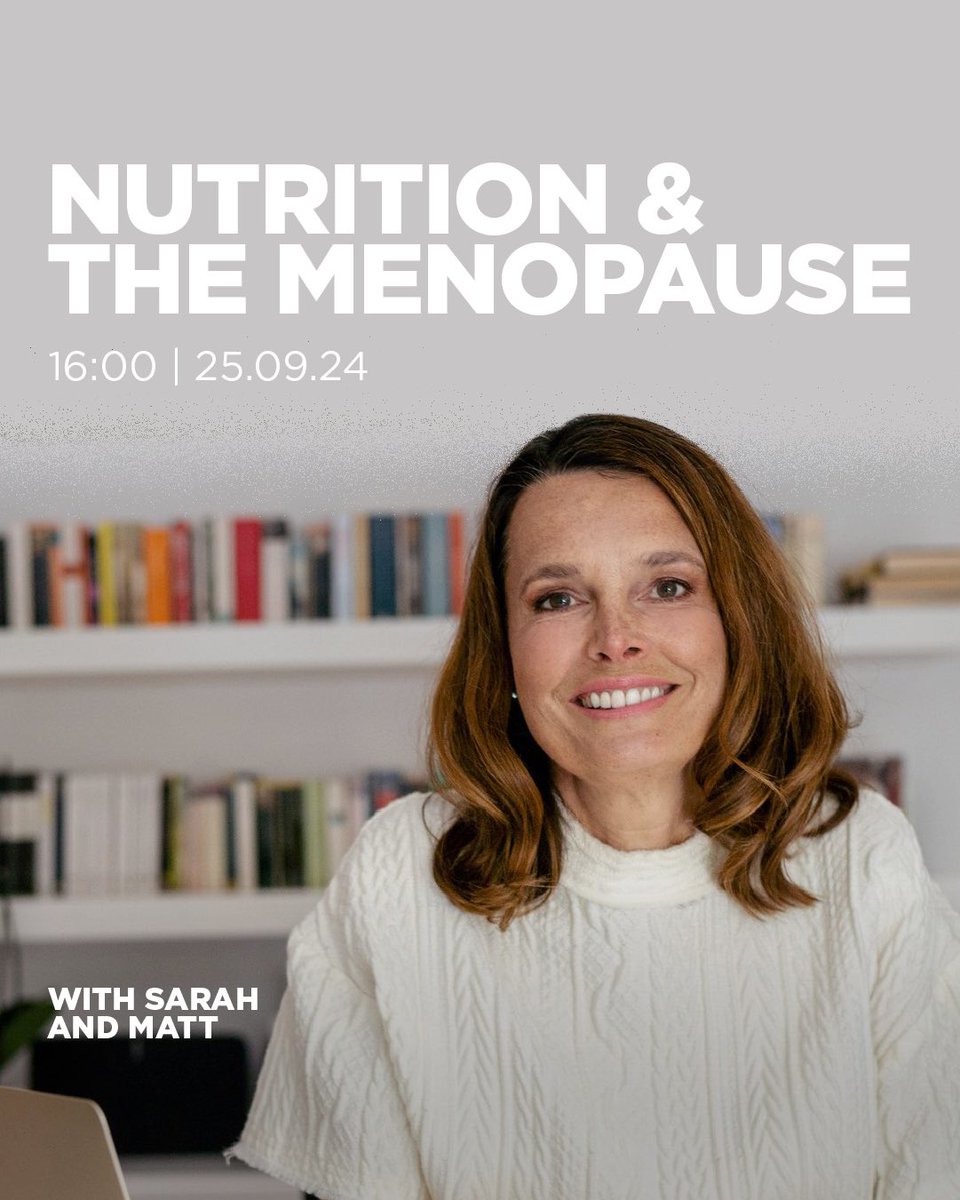 Nutrition &amp; Menopause

Tomorrow Instagram live via @VirginActiveUK Insta profile at 4 pm.

I am hosting Sarah Carolides Functional Nutritionist 👍