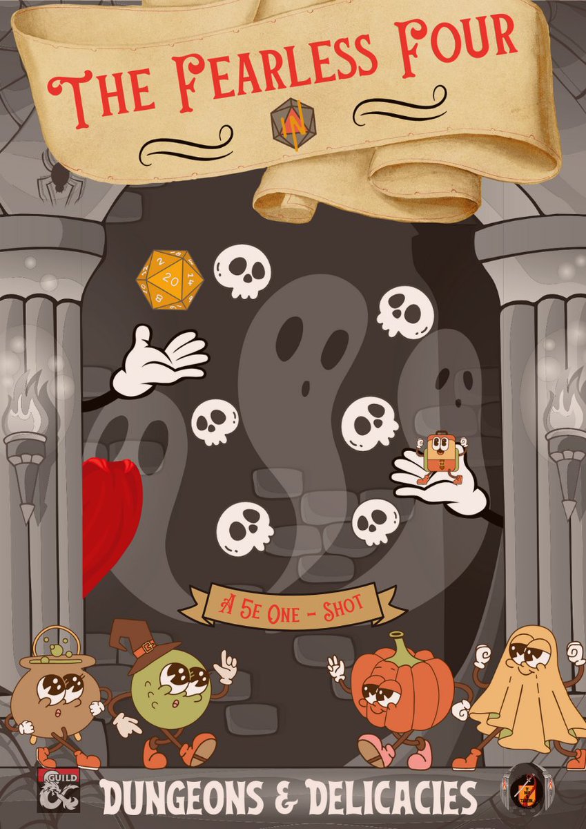 jk167295's tweet photo. Enter our competition to win a free copy of Dungeons &amp; Delicacies! Competition ends 30th September at midnight!

Design the spoooooky character you would play and share it with us! You can now find our new game for purchase on the Dungeon Masters Guild! https://t.co/tvOJ4QfIdW https://t.co/6Fi5YiuAvZ