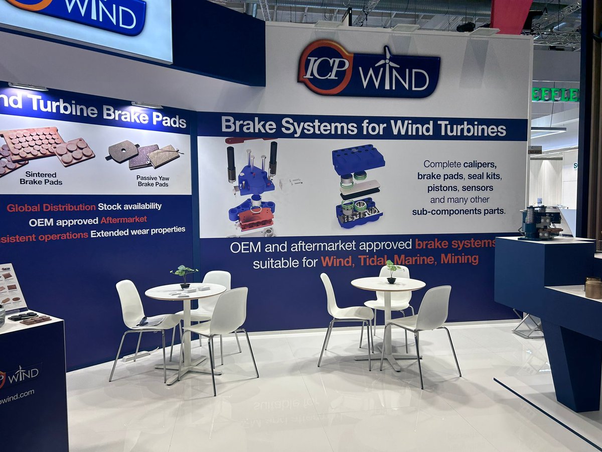 IcpWind's tweet photo. Stand 237, Hall B5 open and ready to greet you here in Hamburg @WindEnergyHH #comeandsayhello
#windpower #windturbine https://t.co/fWrFjkTXuC