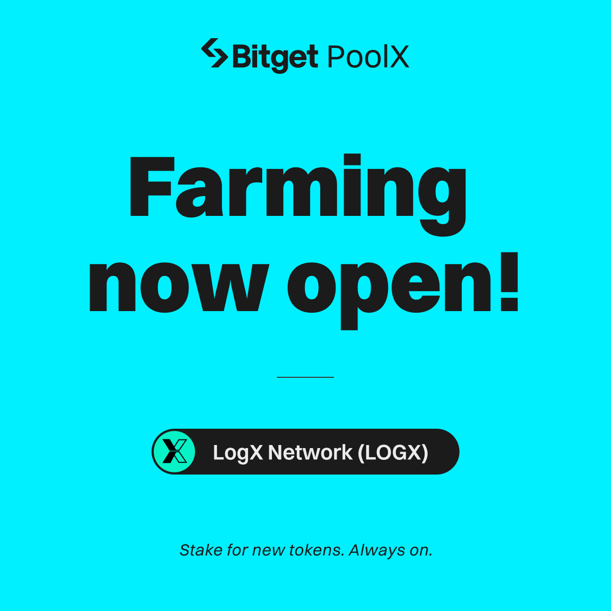bitget's tweet photo. Farming is now open for $LOGX @LogX_trade on #Bitget PoolX. 

⛏️ Lock $SOL to grab a share of 733,333 LOGX.

⏰ Sep 24, 12:30 PM - Oct 9, 12:30 PM (UTC) 

➡️ Stake to earn now: https://t.co/FGy67f2DVc https://t.co/Lxe5ccM5TE