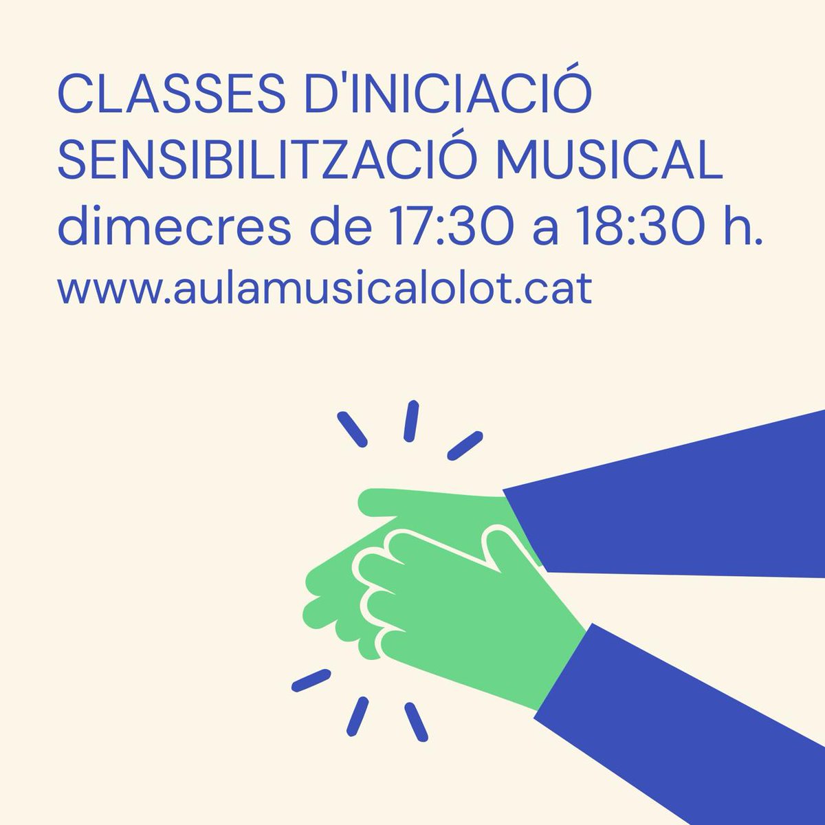 Nou grup de sensibilització #aulamusical #olot #garrotxa