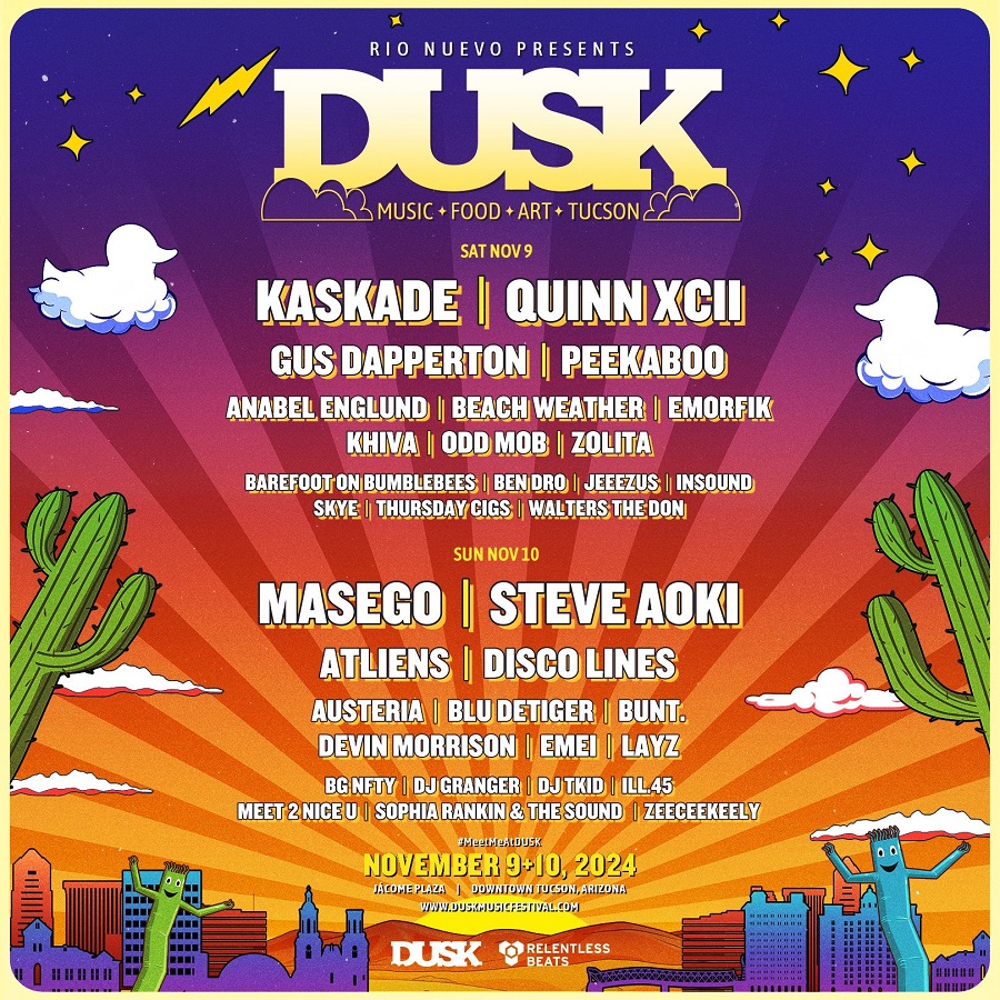 DUSK Music Festival Returns to Tucson with Eclectic Lineup and Local Flavor dlvr.it/TDcjdQ