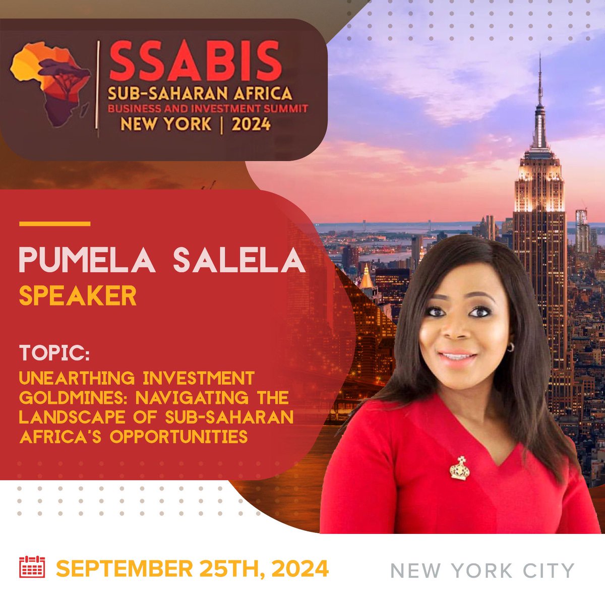 pumelasalela's tweet photo. Still in New York, USA 🇺🇸… Tomorrow I will be speaking in a session of investors and bankers on “Unearthing investment goldmines: navigating the landscape of Sub-Saharan Africa’s opportunities”…
#UNGA #UNGA24 #UNGA79 #AFRICA #INVESTMENTS #GLOBAL
https://t.co/g29taKoj6M https://t.co/m3EsAKZrQ8
