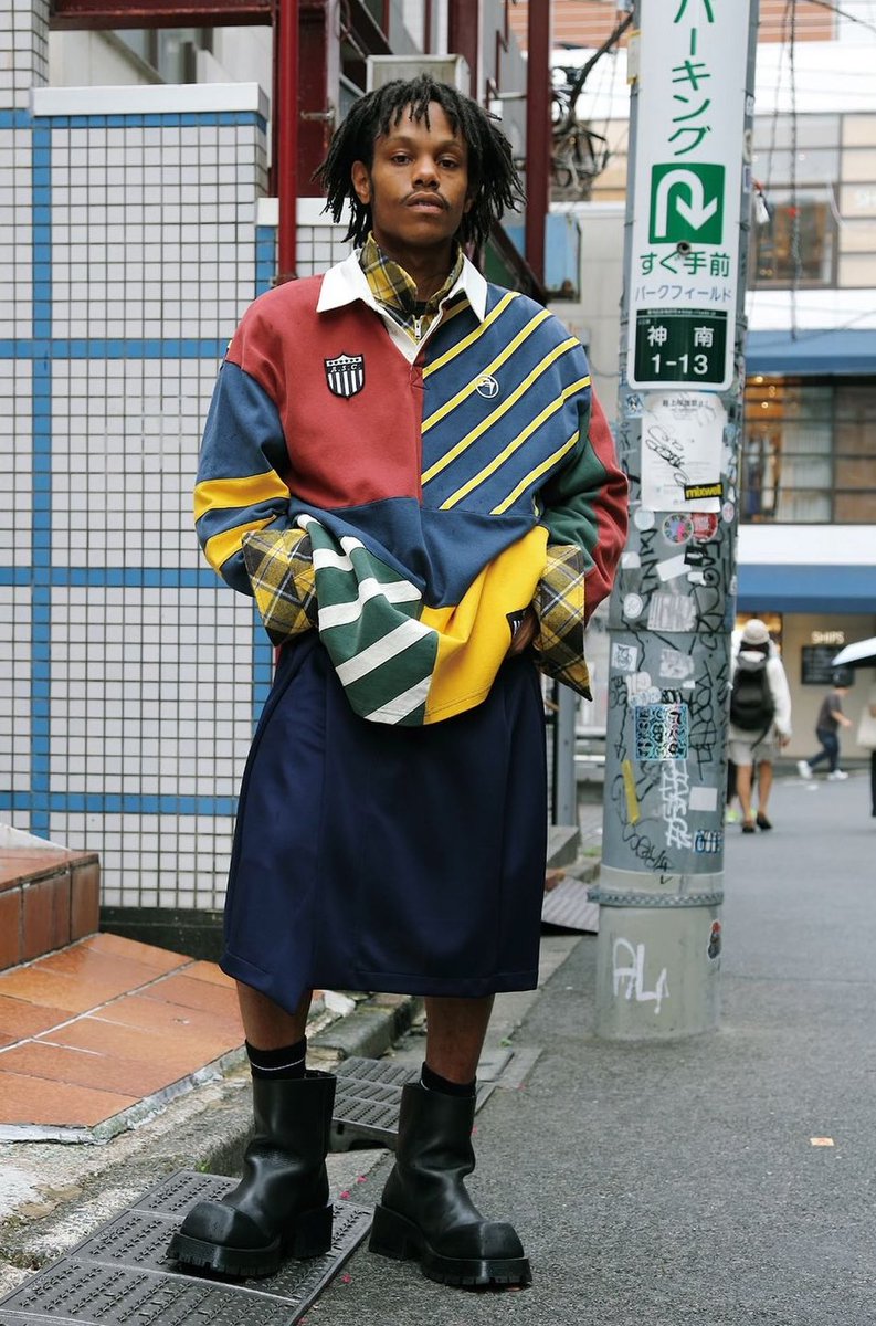 nocasperno's tweet photo. Me for AMBUSH shot by Aoki Shiochi, the founder of Fruits Magazine https://t.co/fFizjLjGd8