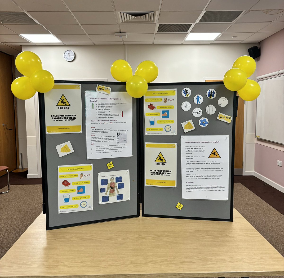 This week is #fallspreventionawareness week. Keep an eye out for the team as we will coming to all clinical areas