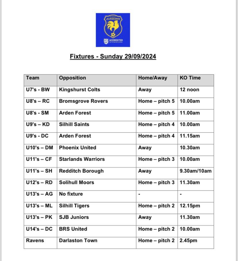 Rubery Juniors FC tweet media