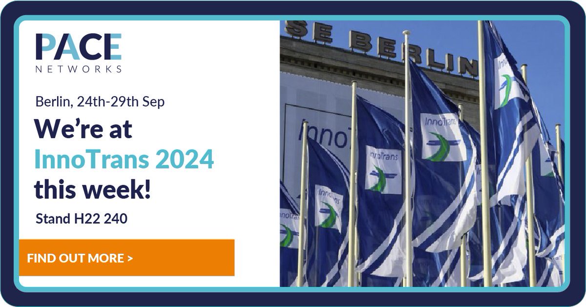 PACE_Networks's tweet image. We’re at InnoTrans 2024 this week!
Make sure to stop by Gruppo Bonomi’s stand H22 240, where PACE Networks is showcasing Bonomi’s extensive OLE solutions along with cutting-edge rail technologies from our other trusted partners. #PACENetworks #BonomiGroup