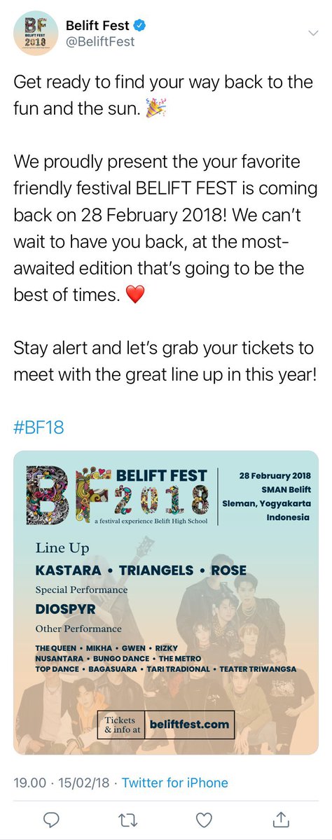 sereinpost's tweet photo. — 46 ; official poster of #BF18 is launched ✨ https://t.co/GBSHR0fpG6