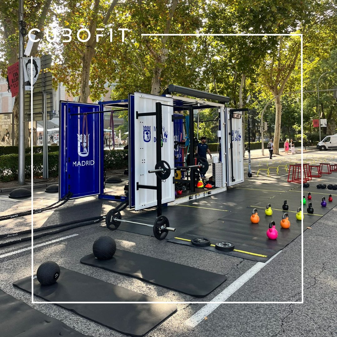 #CUBOFIT activo en Madrid con motivo de la Semana de la Movilidad💪 ¿Ya has probado a entrenar en ellos?

#CUBOFIT #ServiciosDeportivos #GestiónDeportiva #Entrenamiento #Salud #Deporte