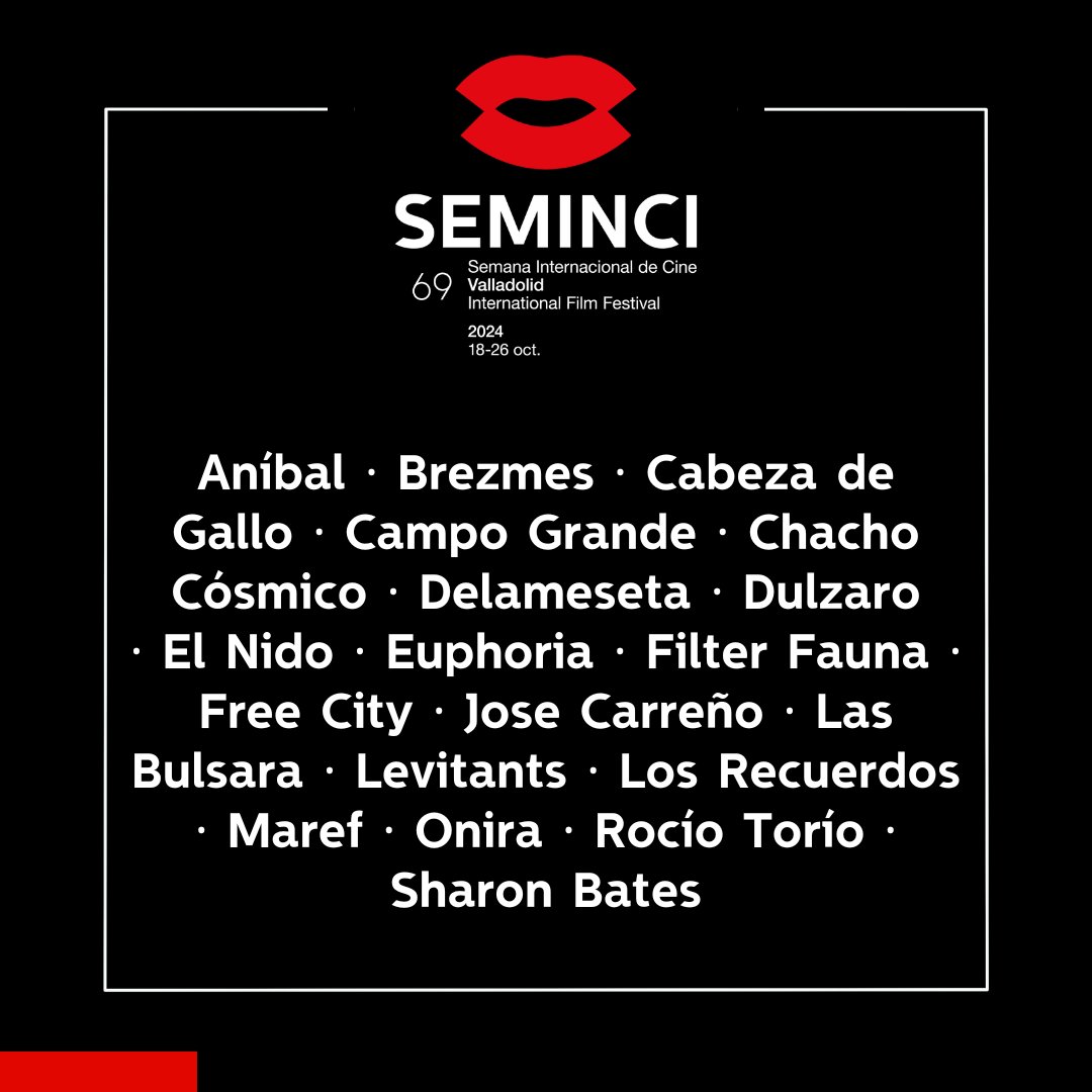 Una banda sonora de altura. No podía ser menos.🎶

Como hemos avanzado, la #69Seminci quiere dar voz y protagonismo al talento musical de Valladolid y Castilla y León.  ¡Estos son los 19 solistas y bandas cuya música arropa los vídeos de esta edición! 

¡Gracias a todos y todas!