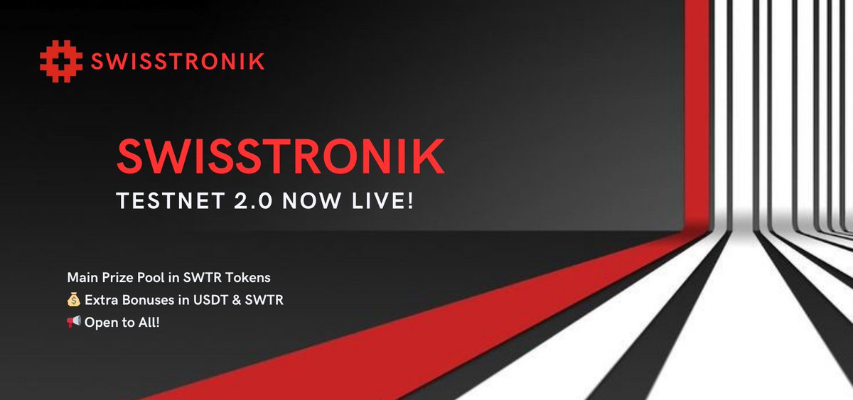 luo1970's tweet photo. @swisstronik
  is offering an exciting airdrop opportunity! 

They have raised $6M and are building a hybrid #Blockchain.

 You can now join their Testnet 2.0 and earn rewards! https://t.co/Krzt4Y1sTS