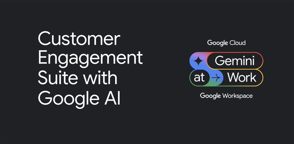 Introducing Customer Engagement Suite with Google AI dlvr.it/TDcjg5