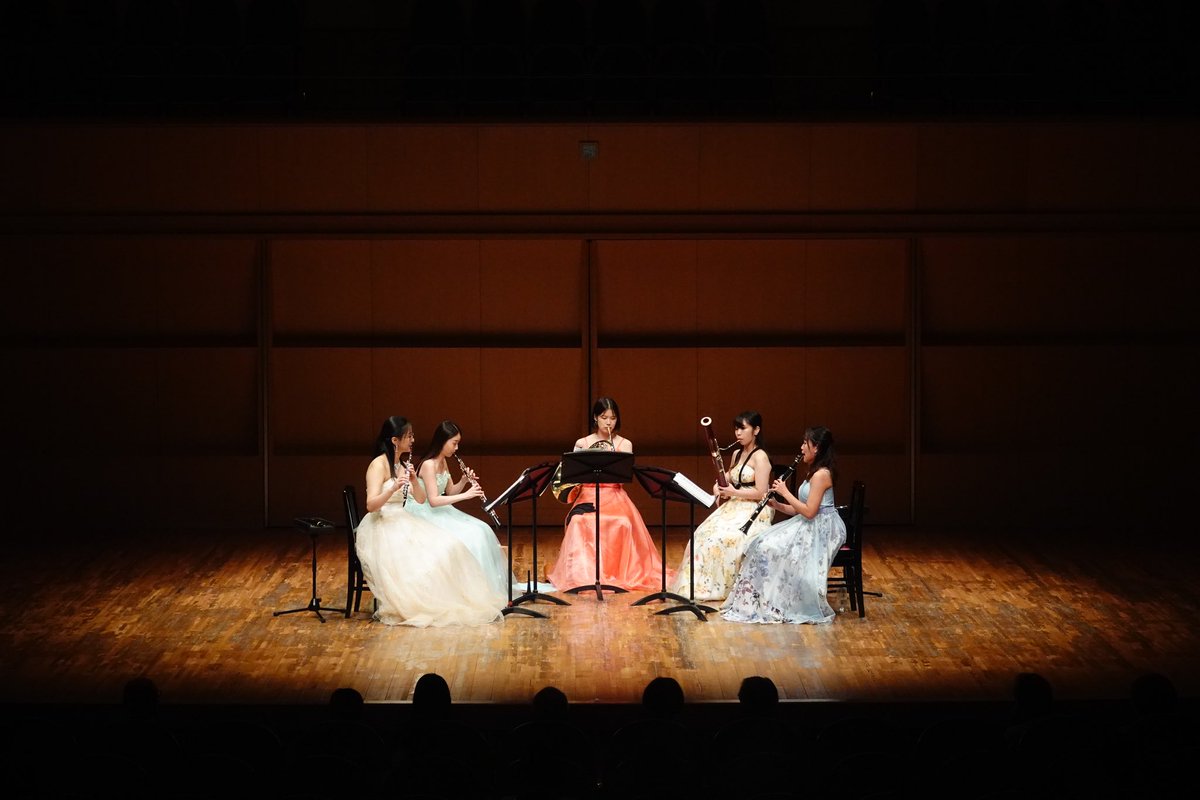 sanami_flute's tweet photo. あられクインテットが奏でる木管五重奏の世界、ご来場いただきました皆様、関係者の皆様、パワーを送ってくださった皆様、本当にありがとうございました！！ https://t.co/y6SdojpZFH