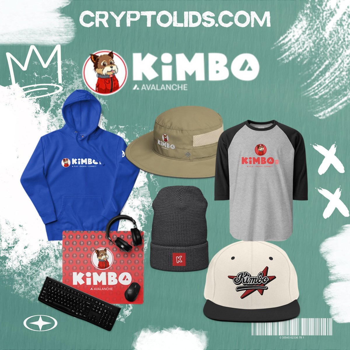 GM! Who needs a new gear? 👀 Check out these exclusive <a href="/KimboAvax/">Kimbo</a> merch from cryptolids.com . grab them before it's goooooneeee 😎