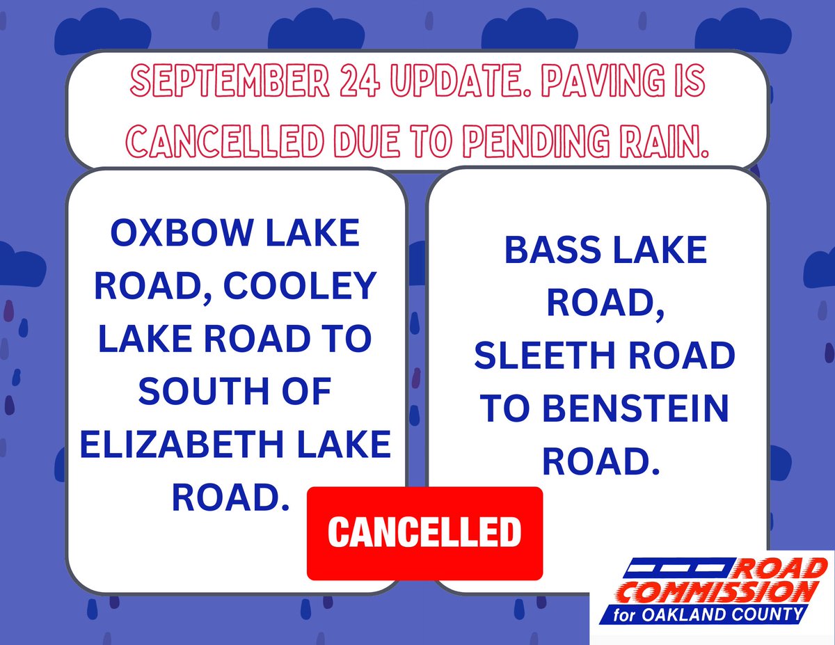 Oakland County Roads, Michigan tweet media