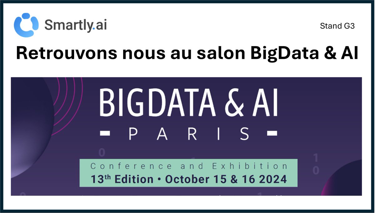 We will be at Big Data &amp; AI Paris 2024, stand G3
Come join us to meet the team and discuss the future of AI Agents for Customer Service!