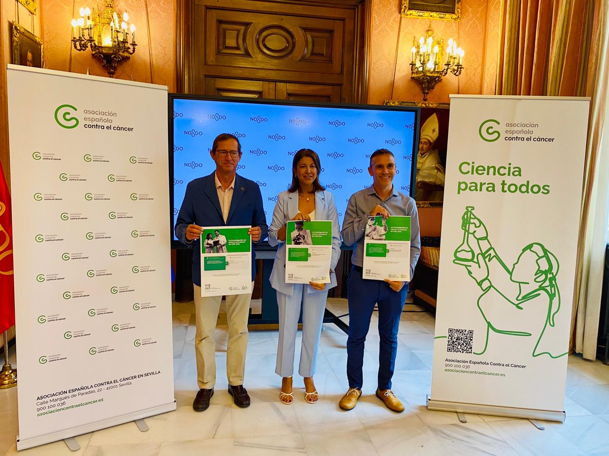 ASOCIACION ESPAÑOLA CONTRA EL CANCER SEVILLA (@contracancersev) on Twitter photo Hoy se ha presentado el Dia Mundial de la Investigación en el Ayuntamiento de Sevilla. La delegada de Deportes y prevención de la Salud, Enrique Esquivias, miembro del Consejo y el investigador Daniel Gómez-Cabello
<a href="/ContraCancerEs/">Asociación Española Contra el Cáncer</a> <a href="/ContraCancerSEV/">Asociación Española Contra el Cáncer en Sevilla</a> <a href="/contracancerINV/">Contra el Cáncer Investigación</a> <a href="/Ayto_Sevilla/">Ayuntamiento de Sevilla</a> Hoy se ha presentado el Dia Mundial de la Investigación en el Ayuntamiento de Sevilla. La delegada de Deportes y prevención de la Salud, Enrique Esquivias, miembro del Consejo y el investigador Daniel Gómez-Cabello
<a href="/ContraCancerEs/">Asociación Española Contra el Cáncer</a> <a href="/ContraCancerSEV/">Asociación Española Contra el Cáncer en Sevilla</a> <a href="/contracancerINV/">Contra el Cáncer Investigación</a> <a href="/Ayto_Sevilla/">Ayuntamiento de Sevilla</a>