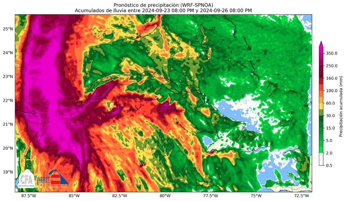 Reiteramos la importancia de estar atentos e informados ante el pronóstico de fuertes e intensas lluvias en el occidente y centro del país en las próximas horas.

De nuestro Héroe Nacional aprendimos que en prever está el arte de salvar. #Cuba