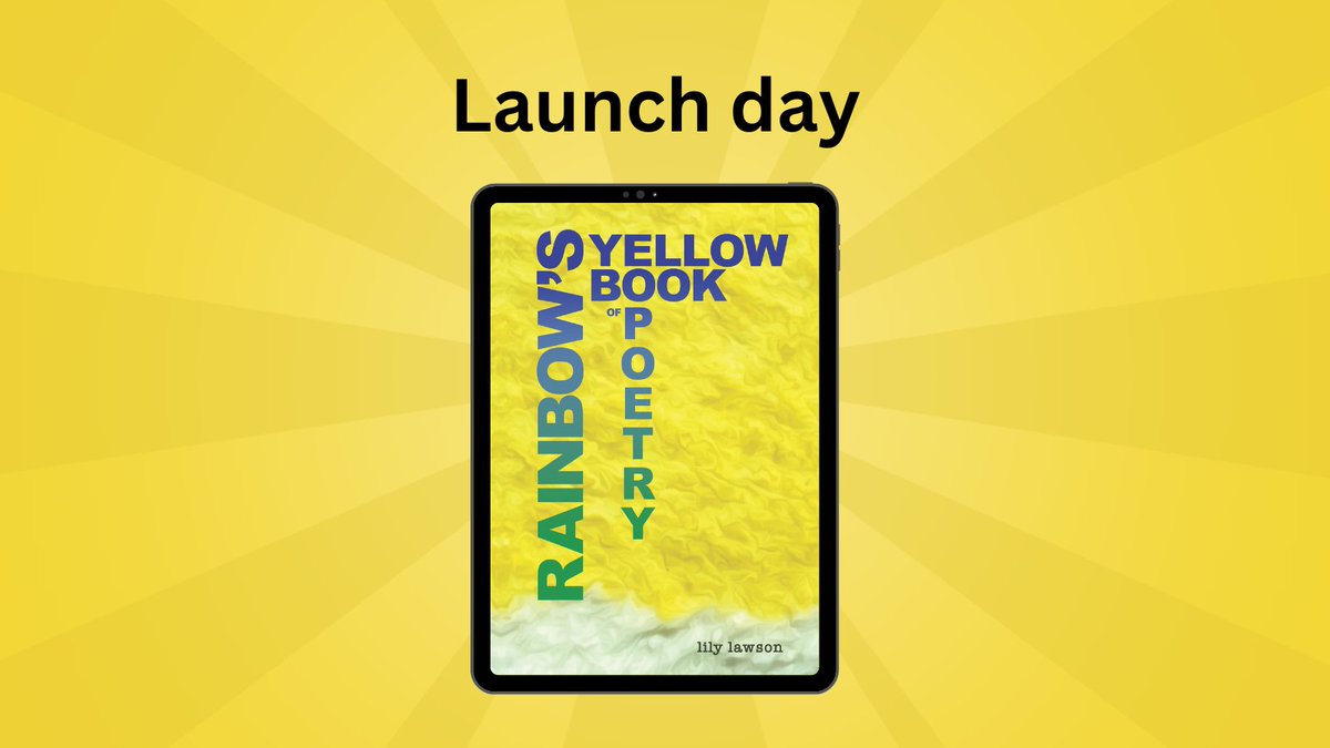 mybook.to/RainbowsYellow…
AND WE ARE LIVE!
#NewBookAlert #newbookrelease #newbook  #poetry from #99cents or #free on #KindleUnlimited