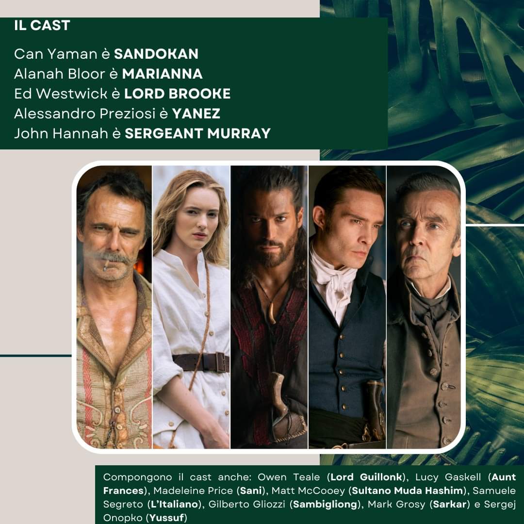 CanKalpli's tweet image. 💚 Quanto ne sapete su #Sandokan? 
​In attesa di svelarvi i dettagli, facciamo un ripasso di quello che conosciamo sulla nuova serie evento internazionale con protagonista Can Yaman! 🐯

#SandokanLaSerie #gettoknow #comingsoon #serietv

IG @LuxVide 

#CanYaman