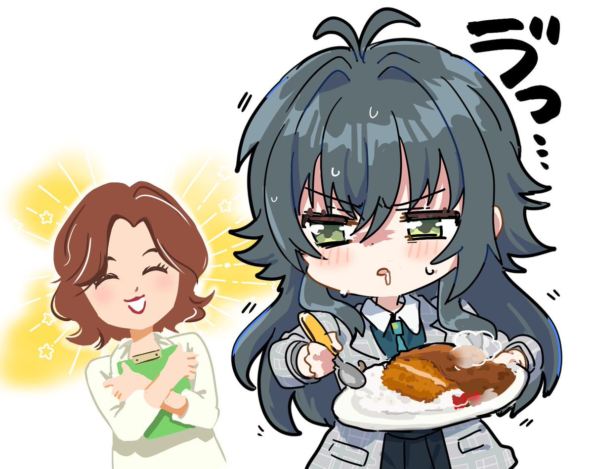 「あすけんと戦う手毬 」|ウラのイラスト