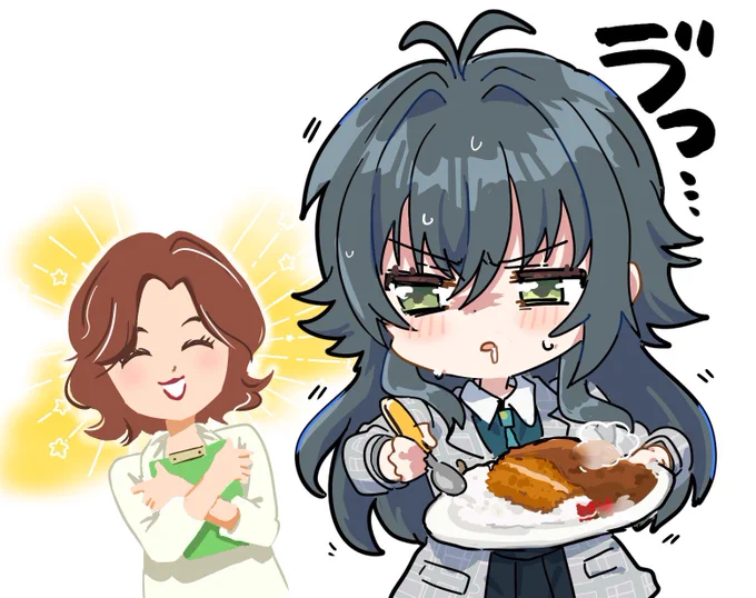 あすけんと戦う手毬 