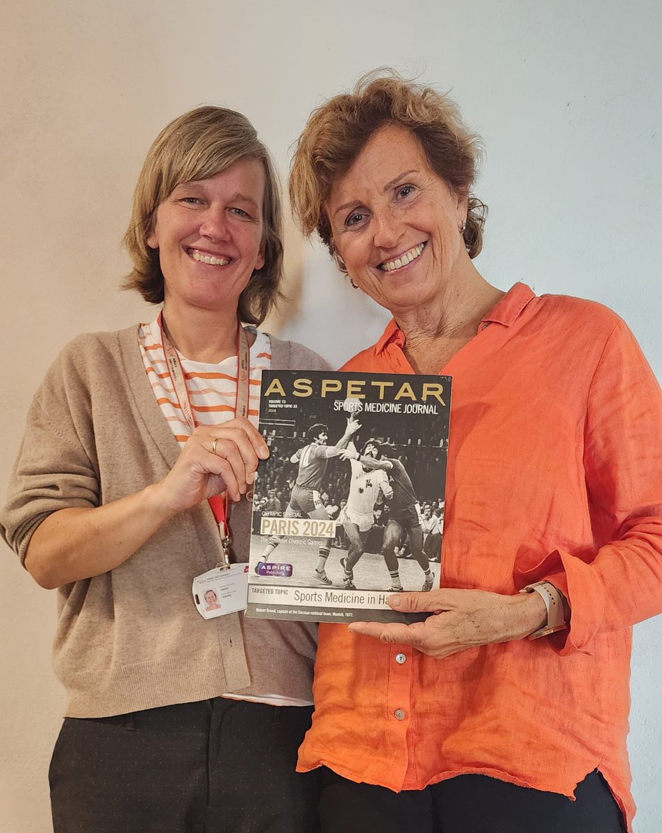 Big thanks to our amazing guest editors, Grethe Myklebust &amp; Merete Moller, for their incredible work on the latest Journal issue - TT Handball 🤾!
Proud of their dedication and insights that made this edition truly special. 🙌👏 #AspetarJournal #Handball #GuestEditors #Teamwork