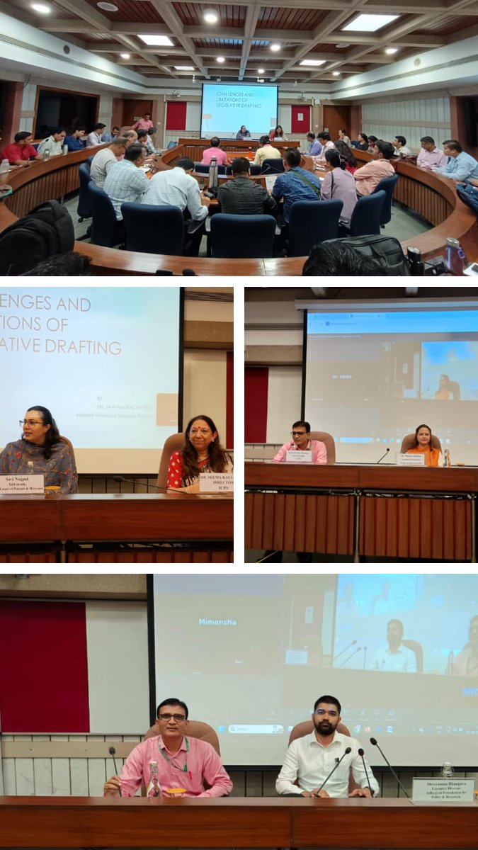 icps_newdelhi's tweet photo. Thanks to esteemed resource persons for addressing participants
✔Ms Savi Nagpal, Assist. Adv General, Punjab
✔Dr Daksha Sharma, Assist. Prof, South Asian Uni.
✔Sri Shreyaman Bhargava, Ex. Director, Adhyayan Foundation for P &amp; R

@SavNag @shreyaman @SouthAsianUni @AFPRofficial https://t.co/KzfmYbcWbZ